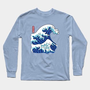 The Great Wave Simple Long Sleeve T-Shirt